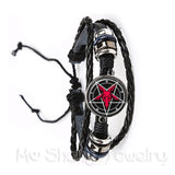 Gothic Pendant Satanism Evil bracelet