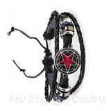 Gothic Pendant Satanism Evil bracelet