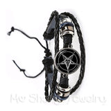 Gothic Pendant Satanism Evil bracelet