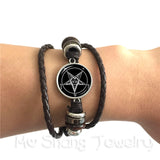 Gothic Pendant Satanism Evil bracelet