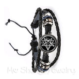 Gothic Pendant Satanism Evil bracelet