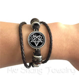 Gothic Pendant Satanism Evil bracelet