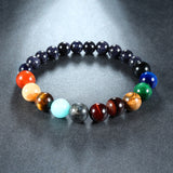 Natural Stone Planets Men And Women Bracelet