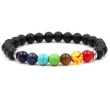 Natural Stone Planets Men And Women Bracelet