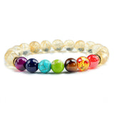 Natural Stone Planets Men And Women Bracelet